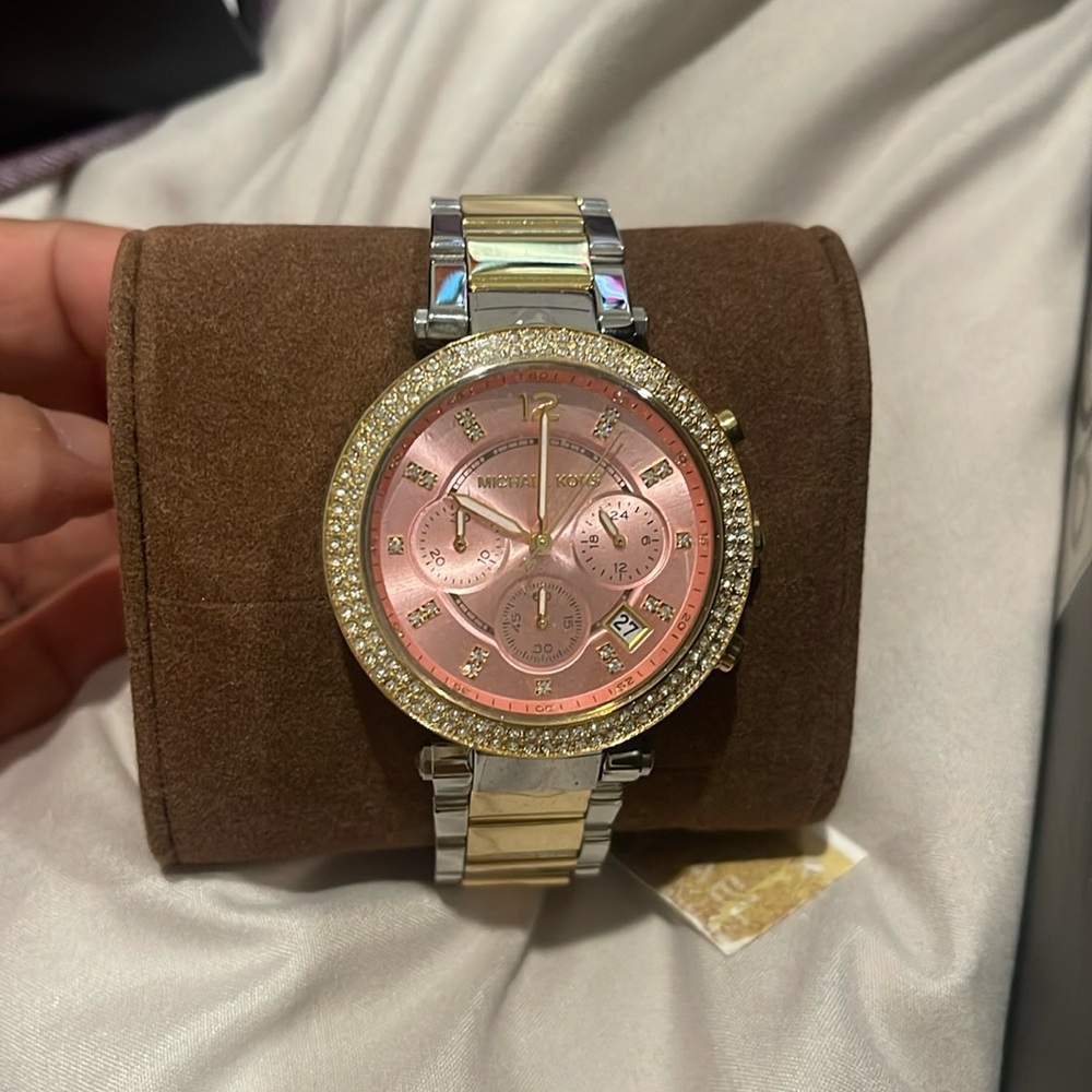 Michael Kors women wrist watch two tone never worn